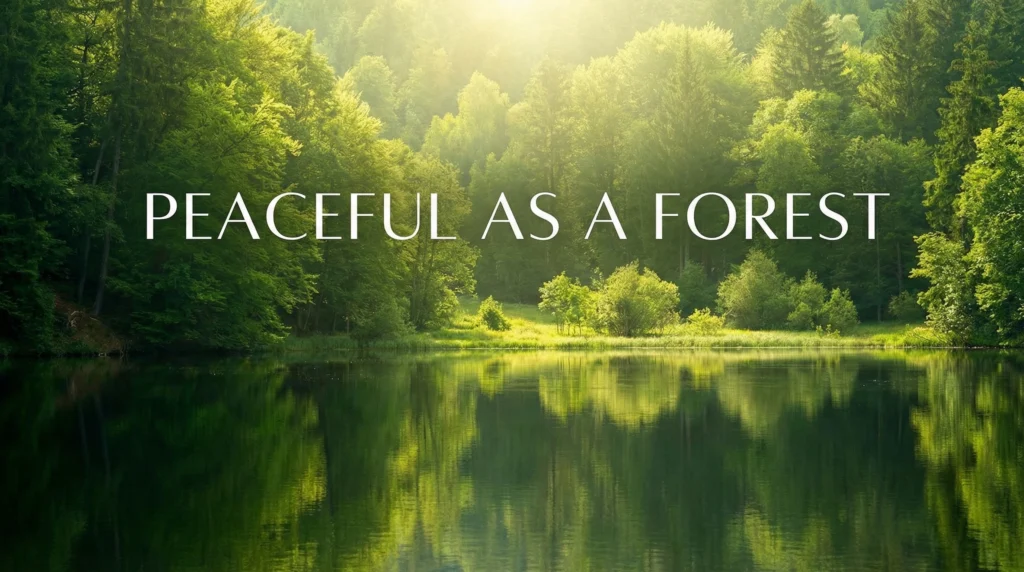 Peaceful As A Forest