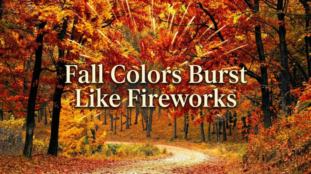 Fall Colors Burst Like Fireworks