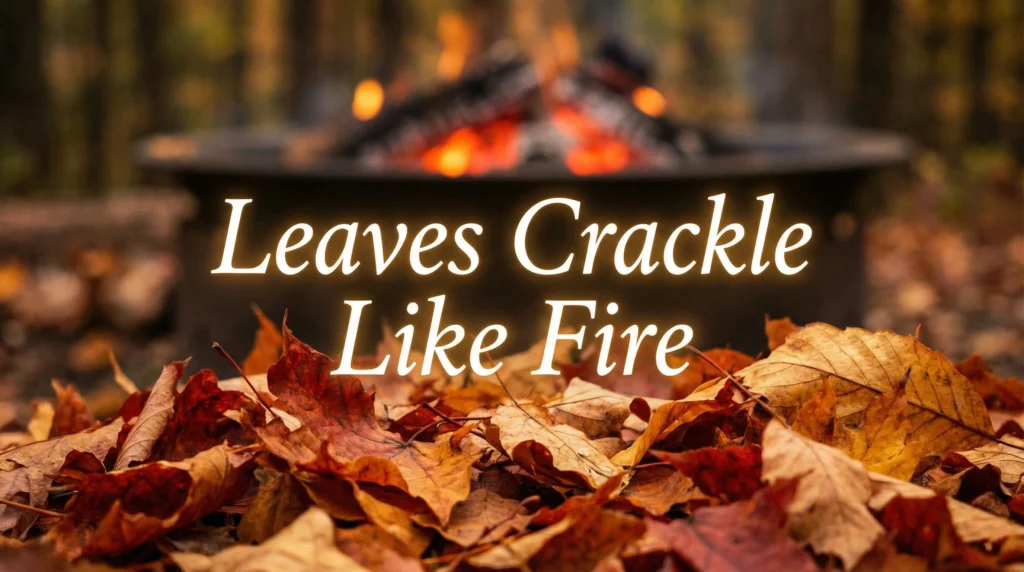 Leaves Crackle Like Fire