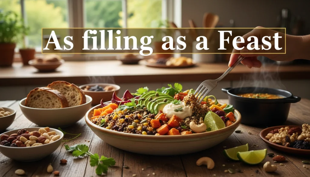 As filling as a feast