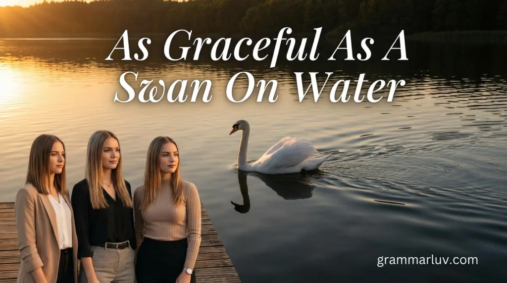 As Graceful As A Swan On Water