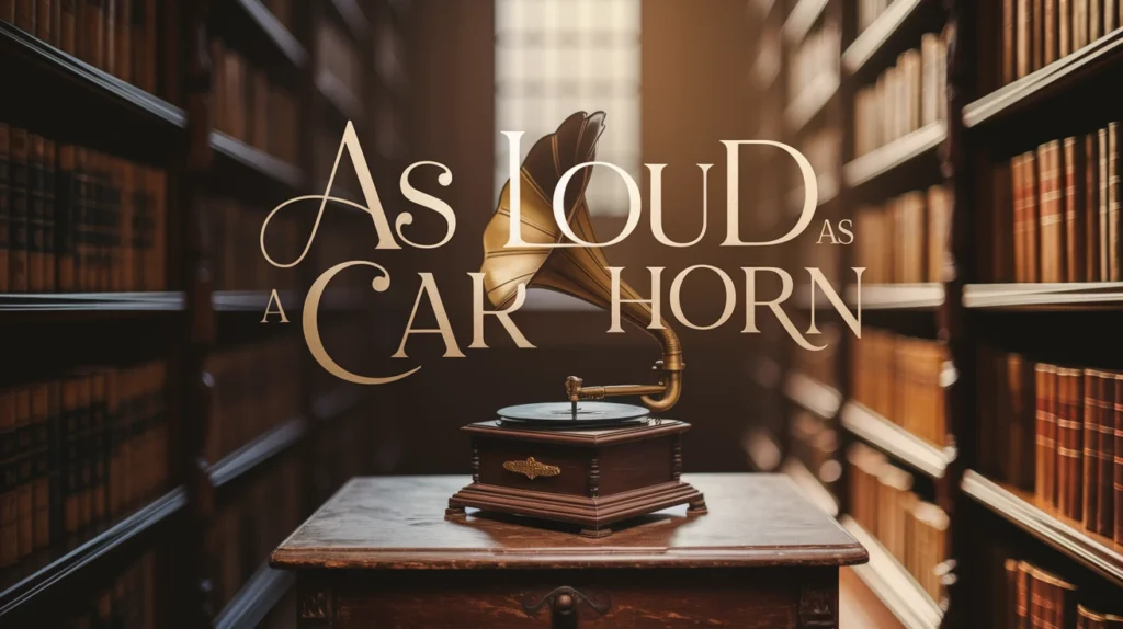 As Loud As A Car Horn