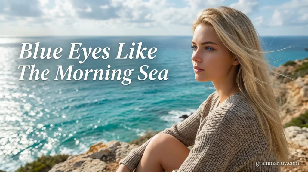 Blue Eyes Like The Morning Sea