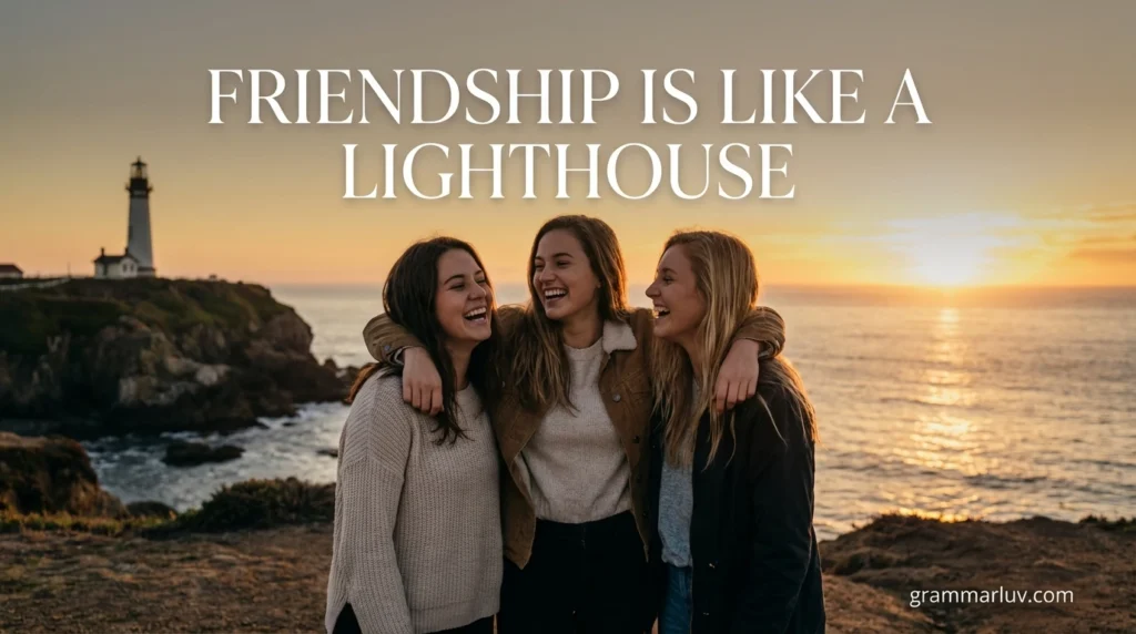 Friendship Is Like A Lighthouse