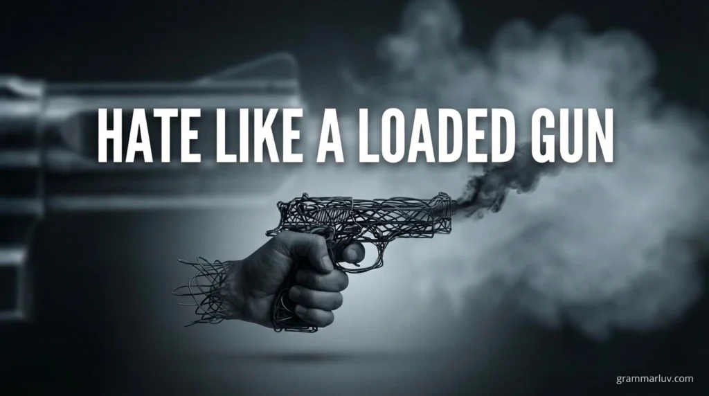 Hate Like A Loaded Gun