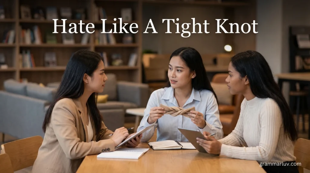 Hate Like A Tight Knot