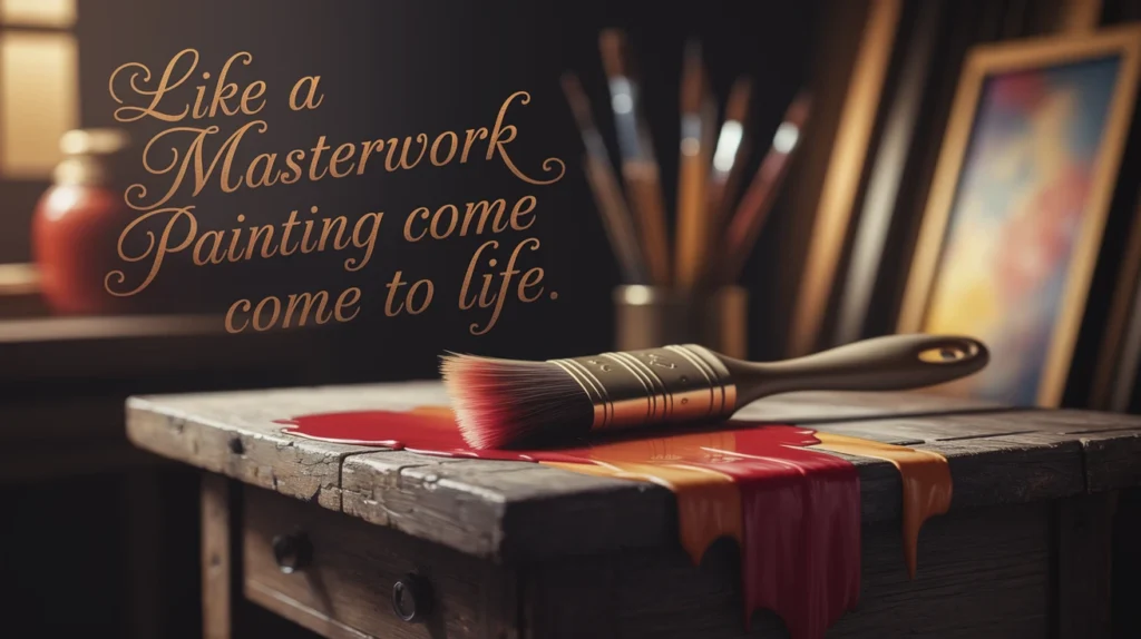 Like a masterwork painting come to life