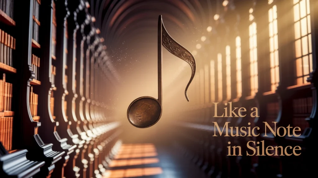 Like a Music Note in Silence