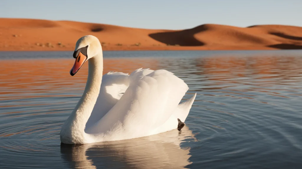 Like a Swan in a Desert