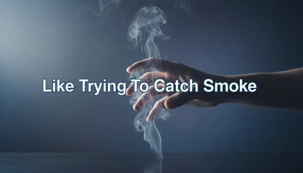 Like Trying To Catch Smoke