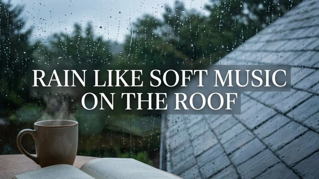 Rain Like Soft Music On The Roof
