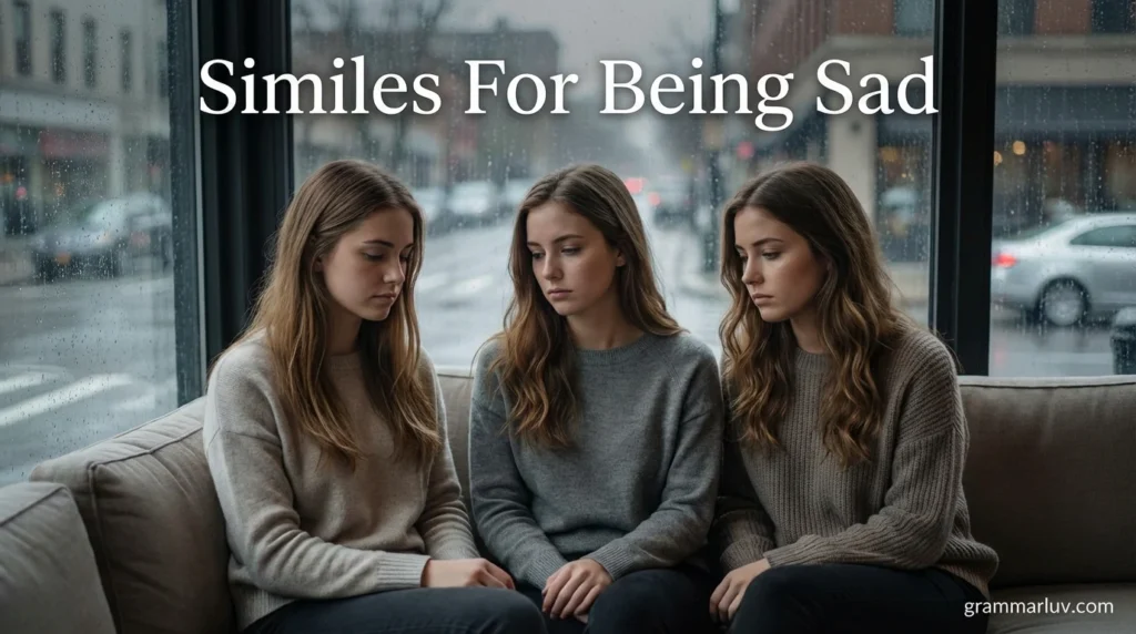 Similes For Being Sad