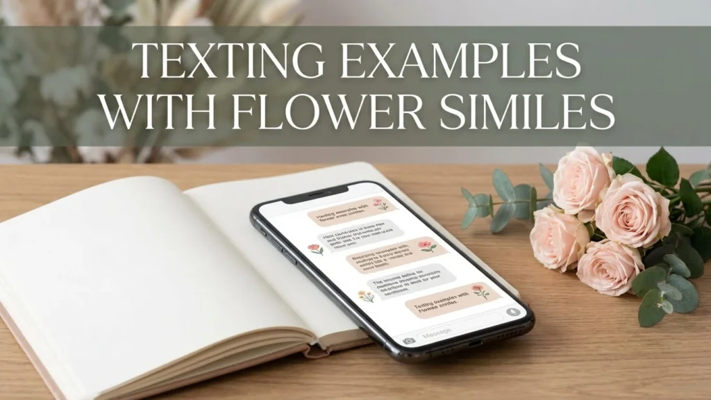 Texting Examples With Flower Similes