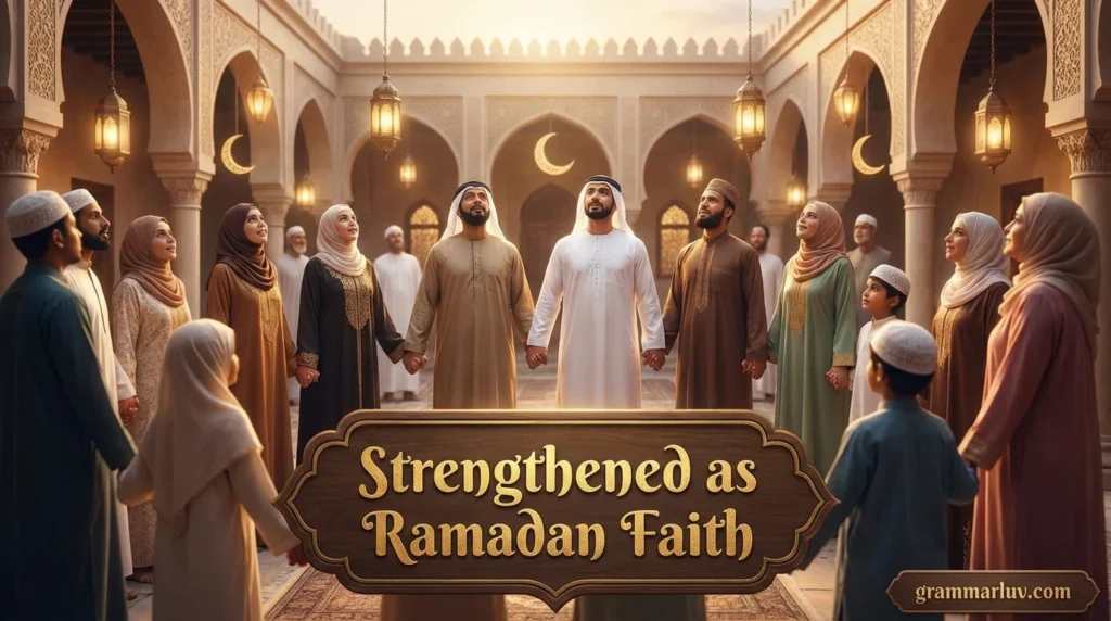 Strengthened as Ramadan Faith