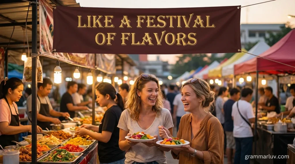 Like A Festival Of Flavors