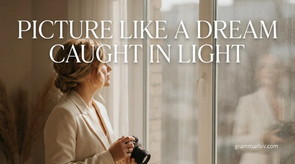 Picture Like A Dream Caught In Light