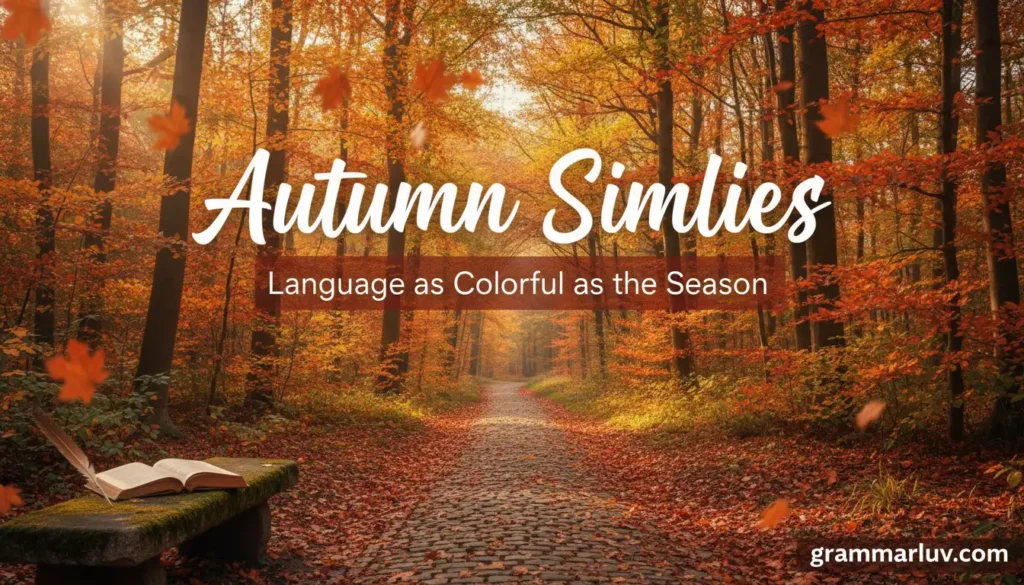 Autumn Similes