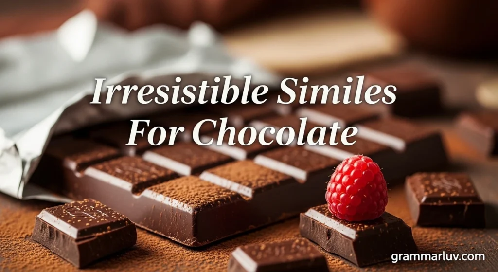 Irresistible Similes For Chocolate