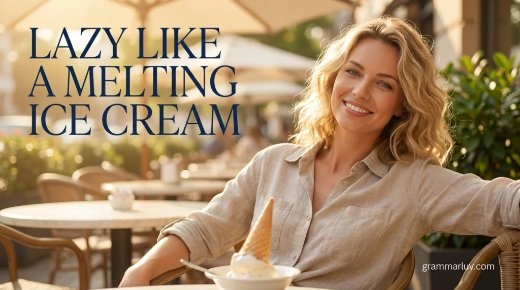 Lazy Like A Melting Ice Cream