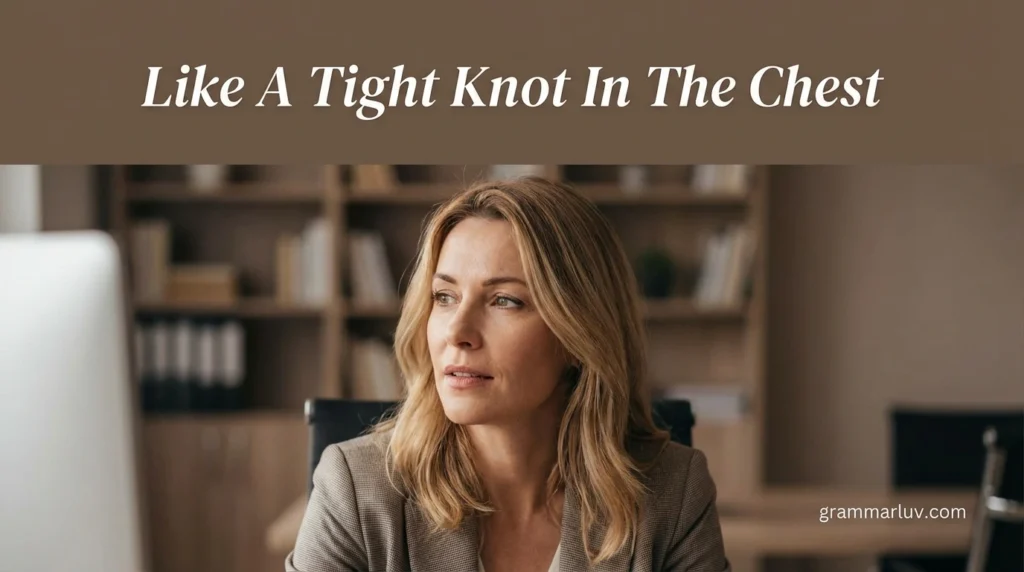 Like A Tight Knot In The Chest