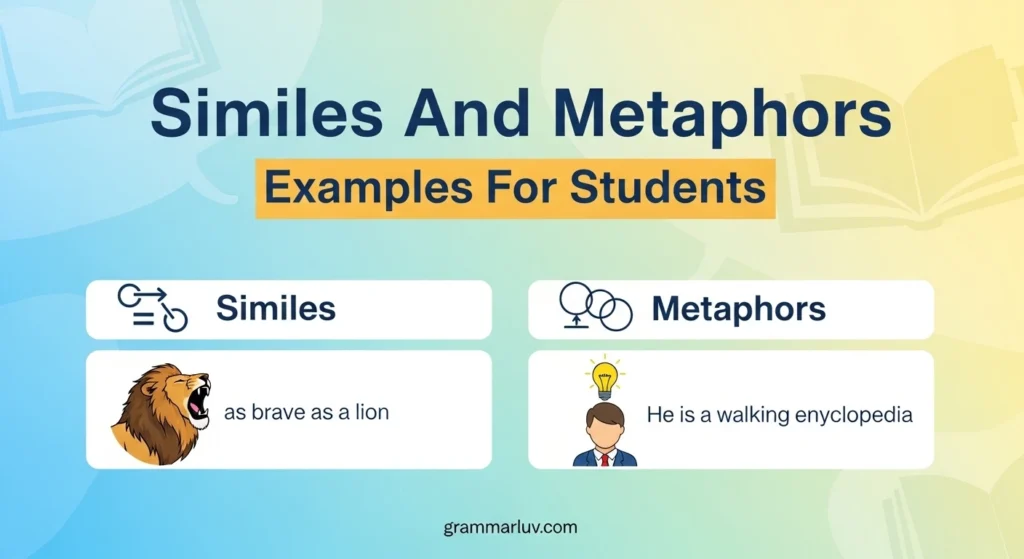 Similes And Metaphors Examples For Students