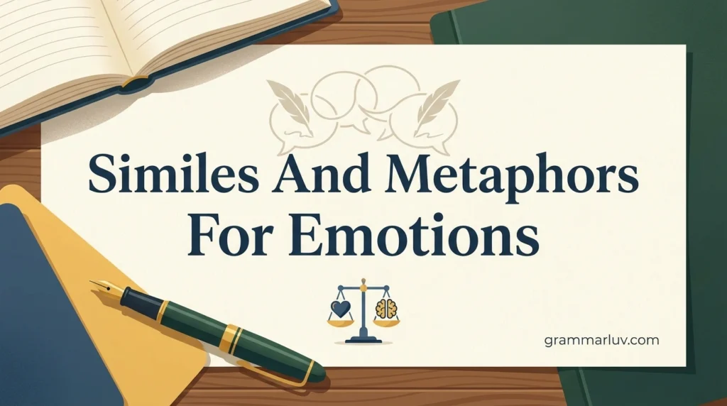 Similes And Metaphors For Emotions