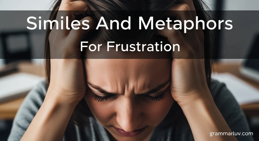 Similes And Metaphors For Frustration