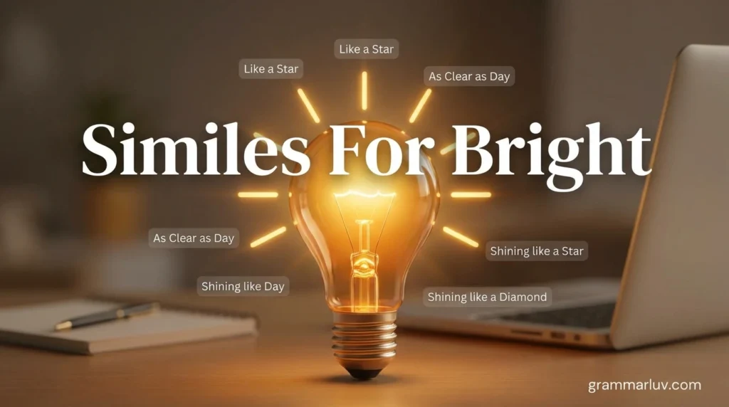 Similes For Bright