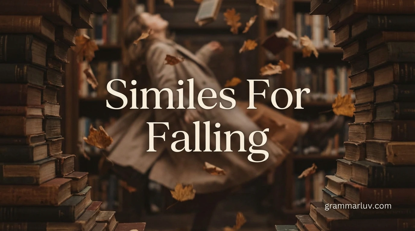 Falling Examples 25 Powerful Similes For Falling That Add Emotion, Drama, And Beauty To ...