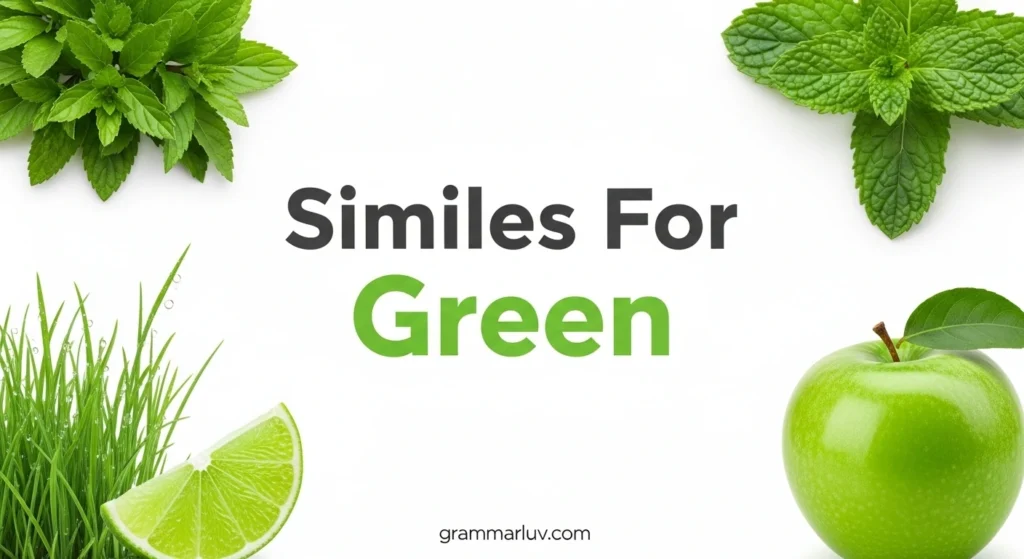 Similes For Green