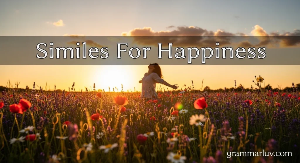 Similes For Happiness