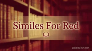 Similes For Red