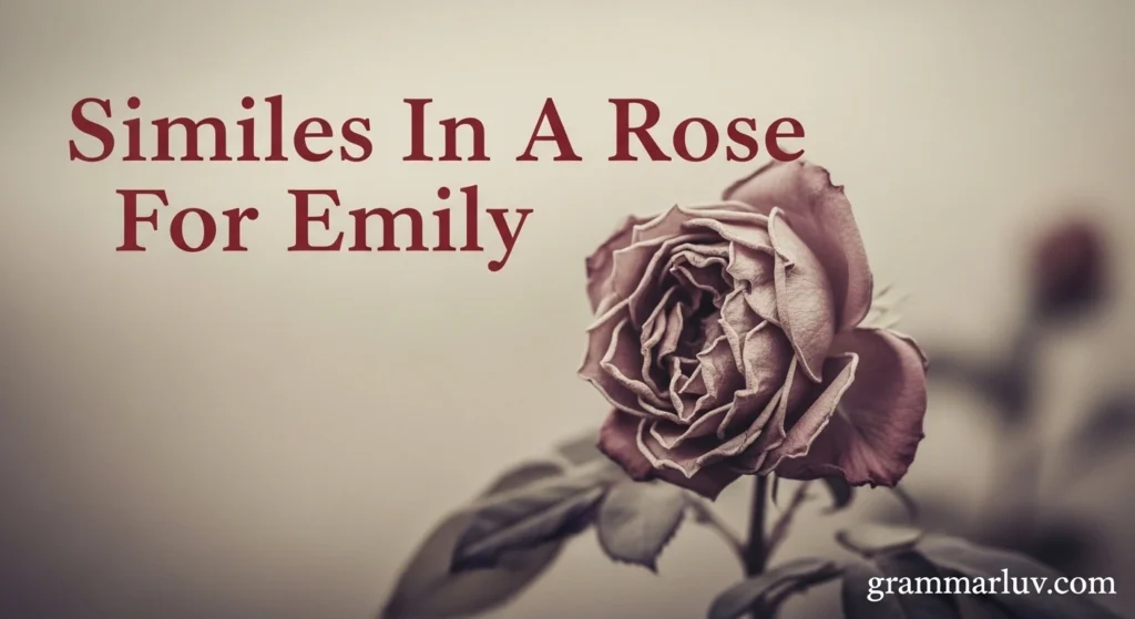 Similes In A Rose For Emily