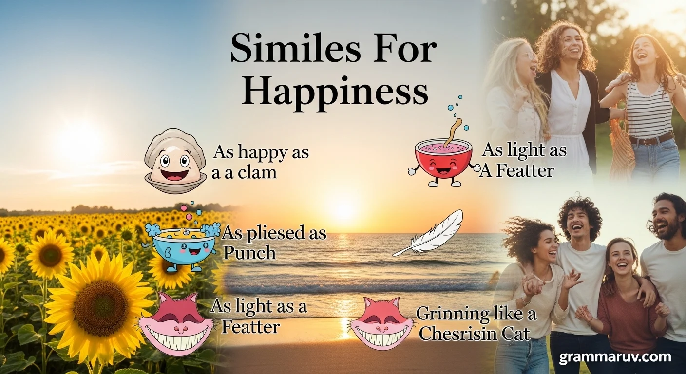 Similes For Happiness: 25 Beautiful Ways To Describe Joy In Words ...
