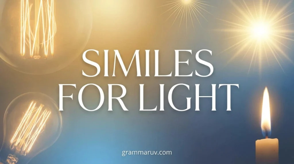 Similes For Light