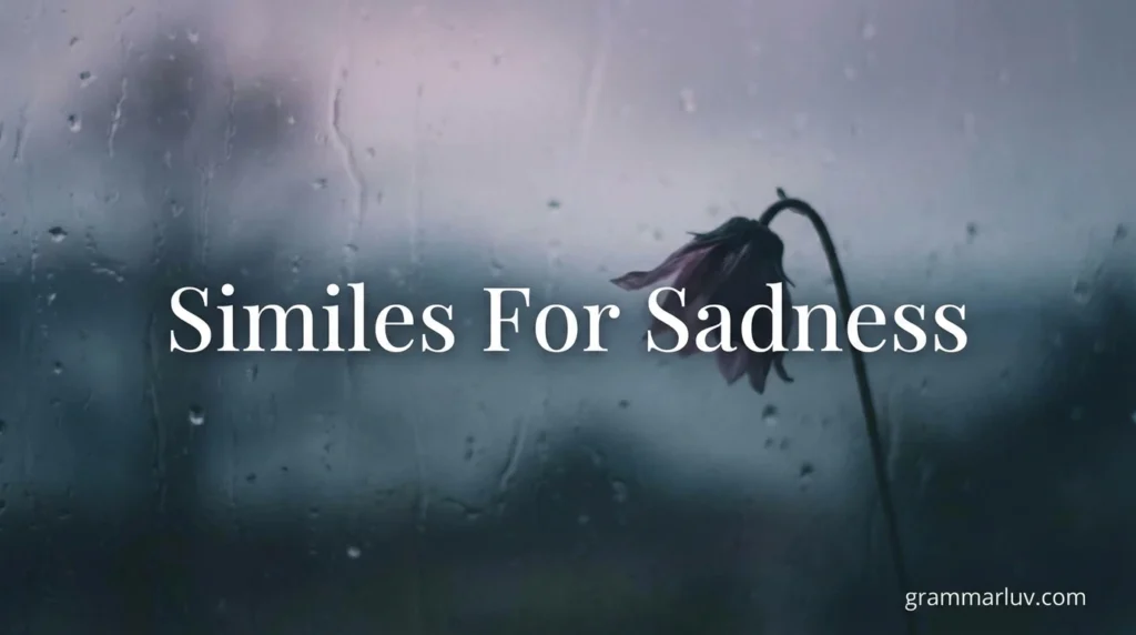 Similes For Sadness