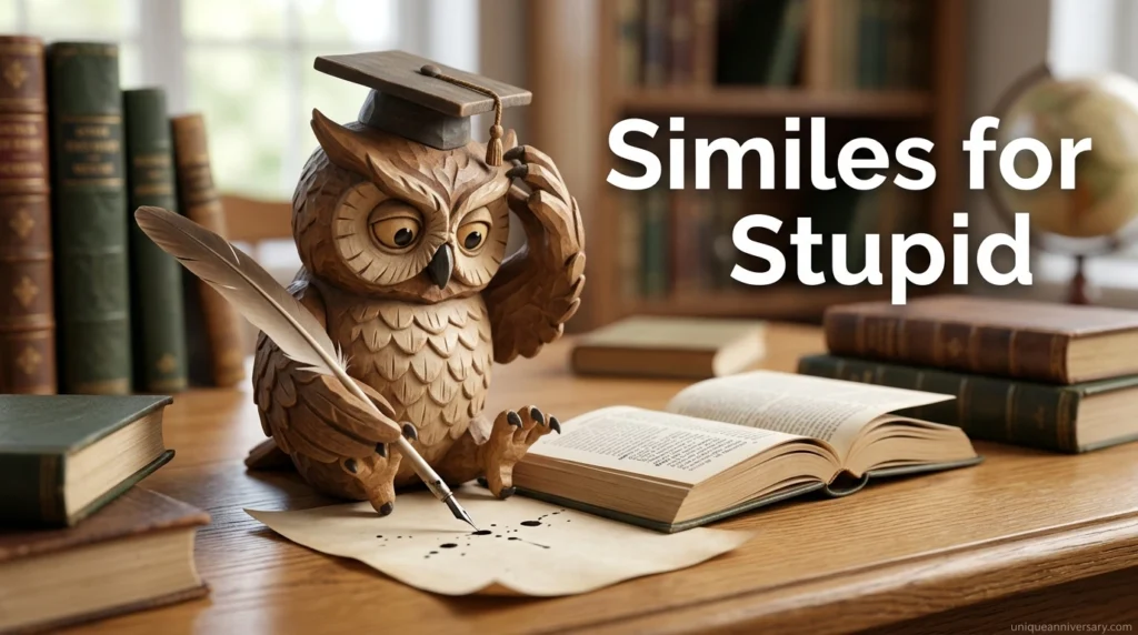 Similes for Stupid