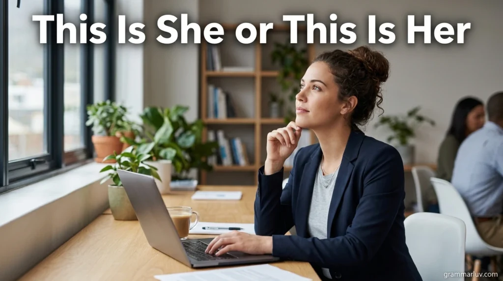 This Is She or This Is Her