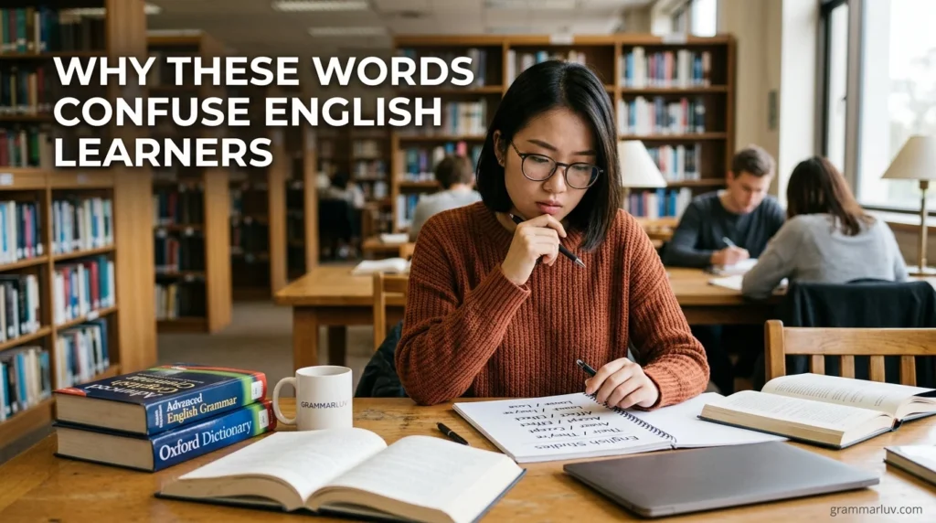 Why These Words Confuse English Learners