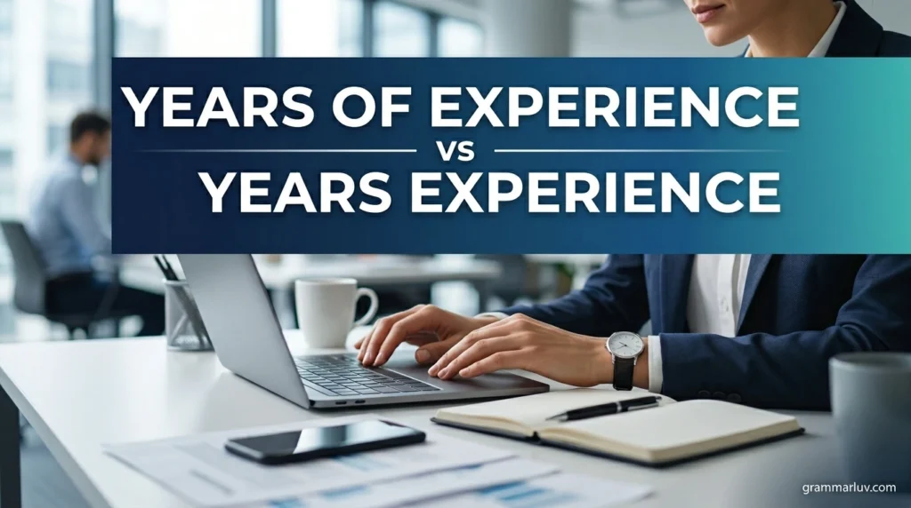 Years of Experience vs Years Experience