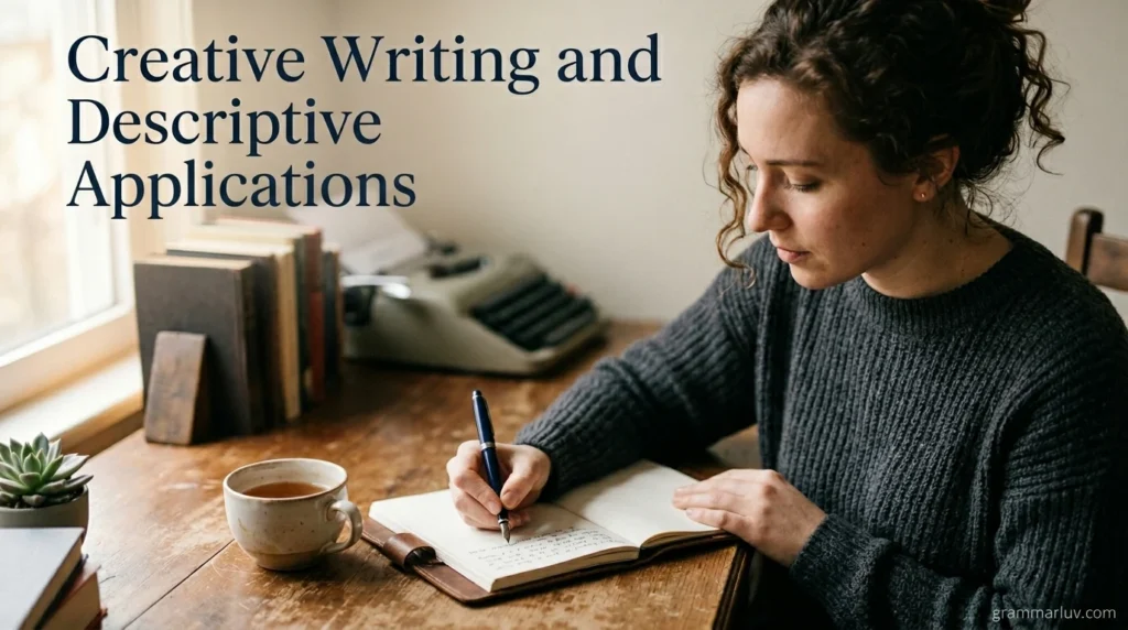 Creative Writing and Descriptive Language Applications