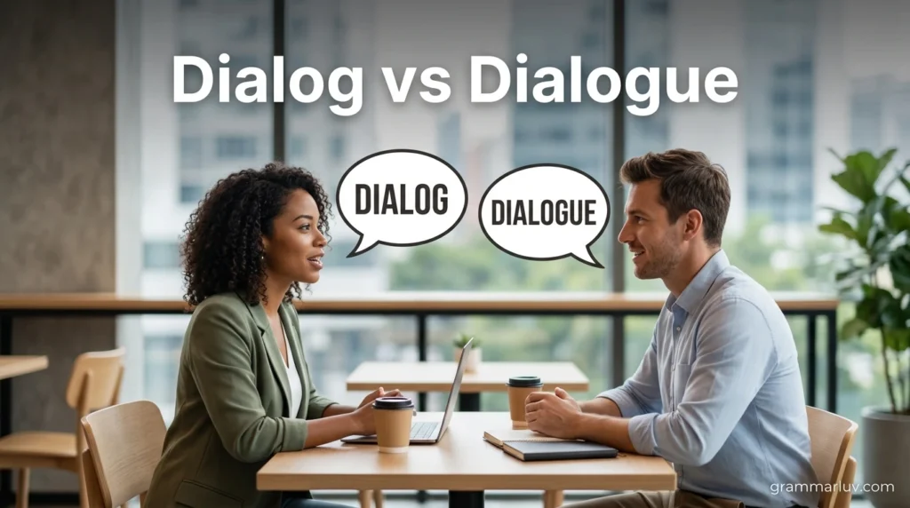 Dialog vs Dialogue