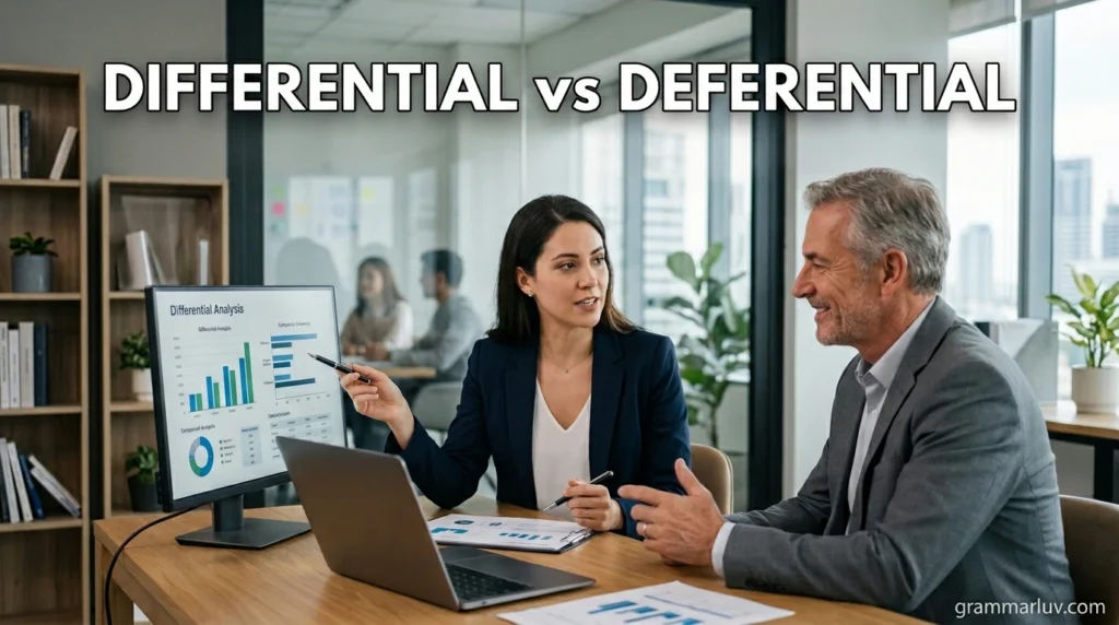 Differential vs Deferential