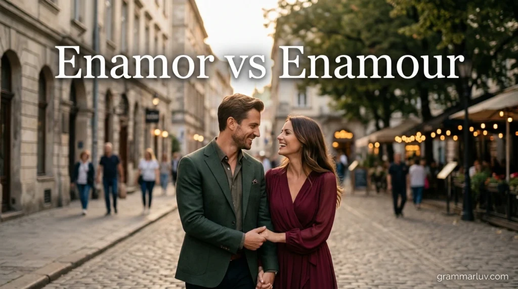 Enamor vs Enamour