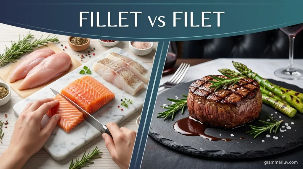 Fillet vs Filet