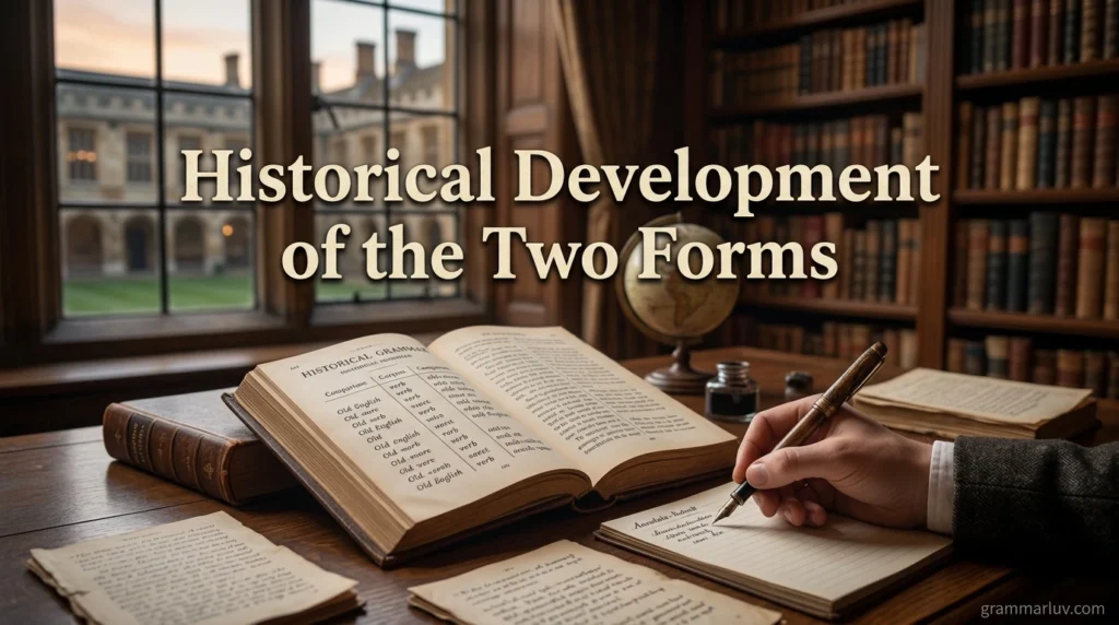Historical Development of the Two Forms
