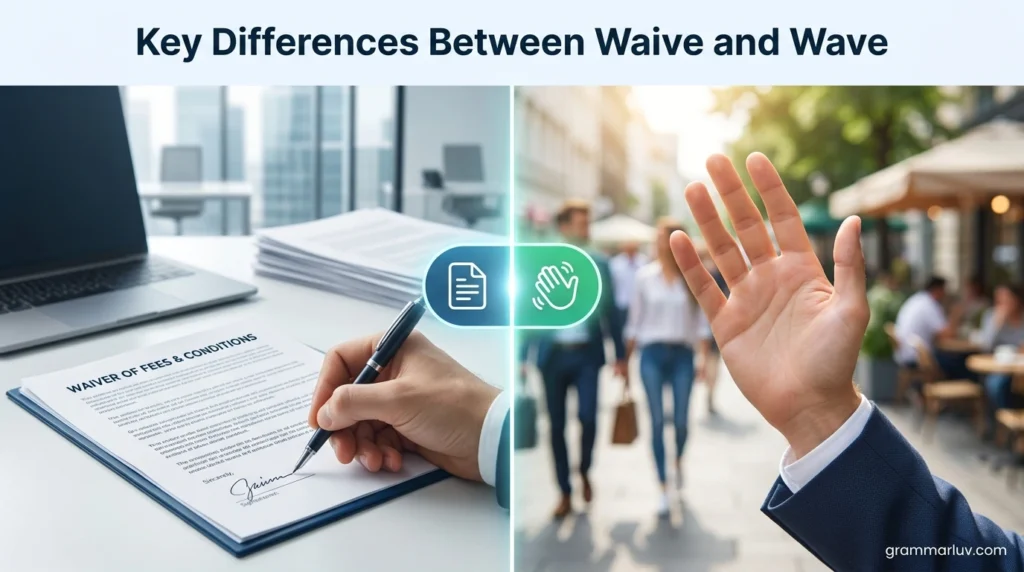 Key Differences Between Waive and Wave