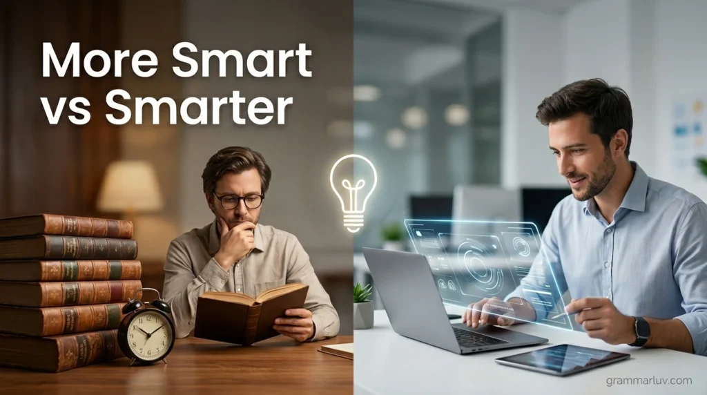 More Smart vs Smarter