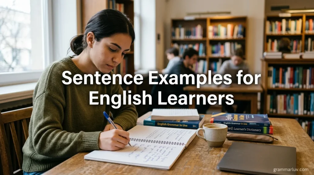 Sentence Examples for English Learners