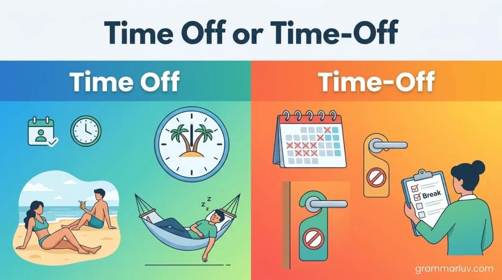 Time Off or Time-Off